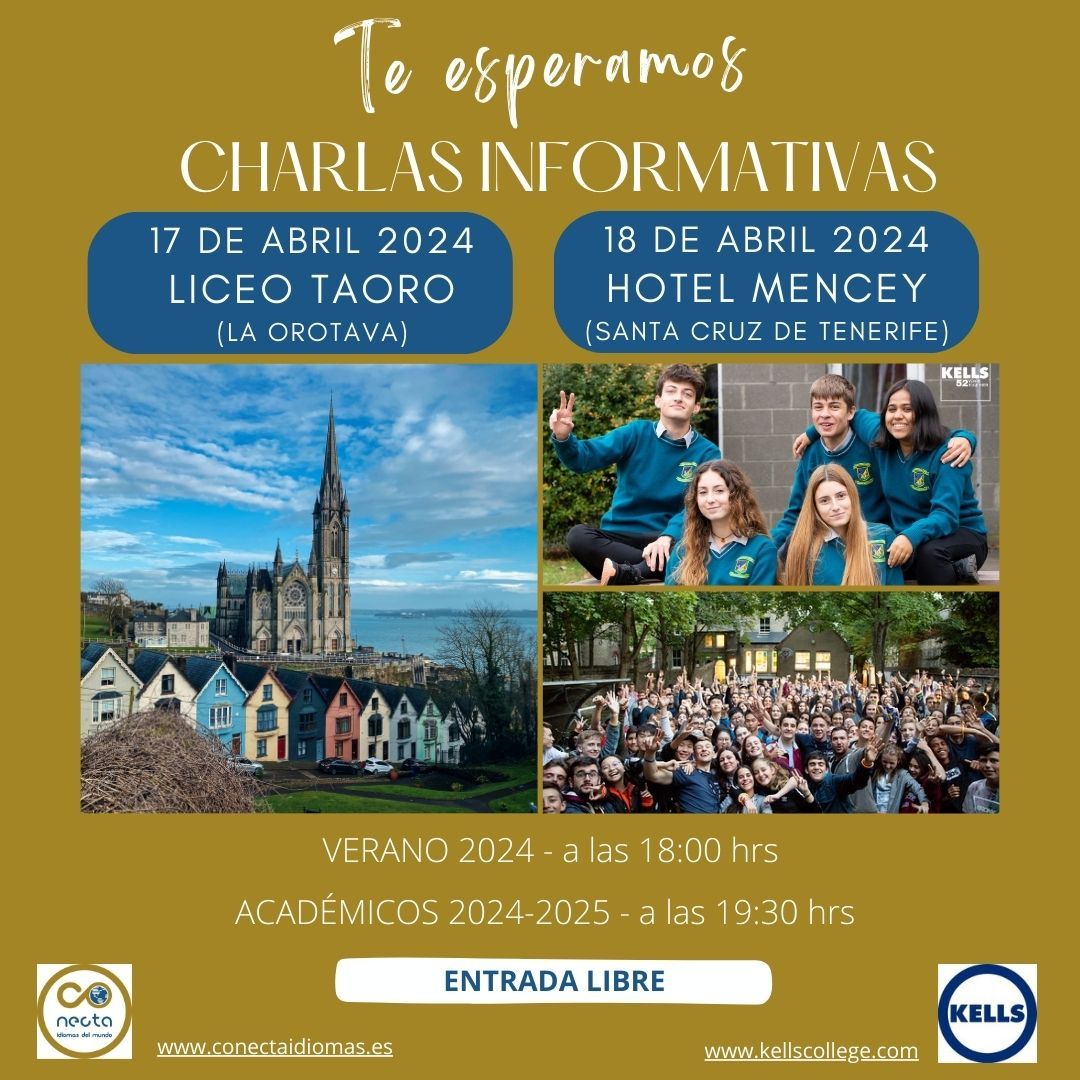 Programas de Verano y Académicos - Charlas presenciales en Tenerife 1 Pic noticias charlas Tenerife 296000b3